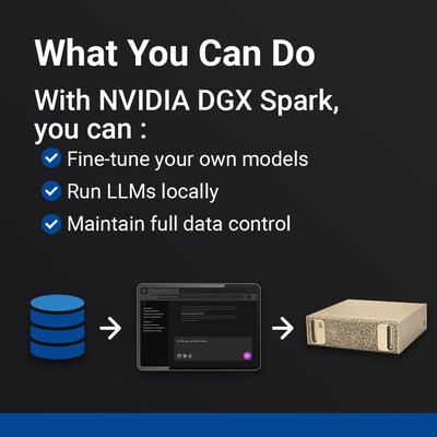 NVIDIA DGX Spark Desktop Computer, NVIDIA GB10 Grace Blackwell Superchip, 128GB RAM, 4TB HDD, NVIDIA DGX OS (NVDGXSPARK-PB)