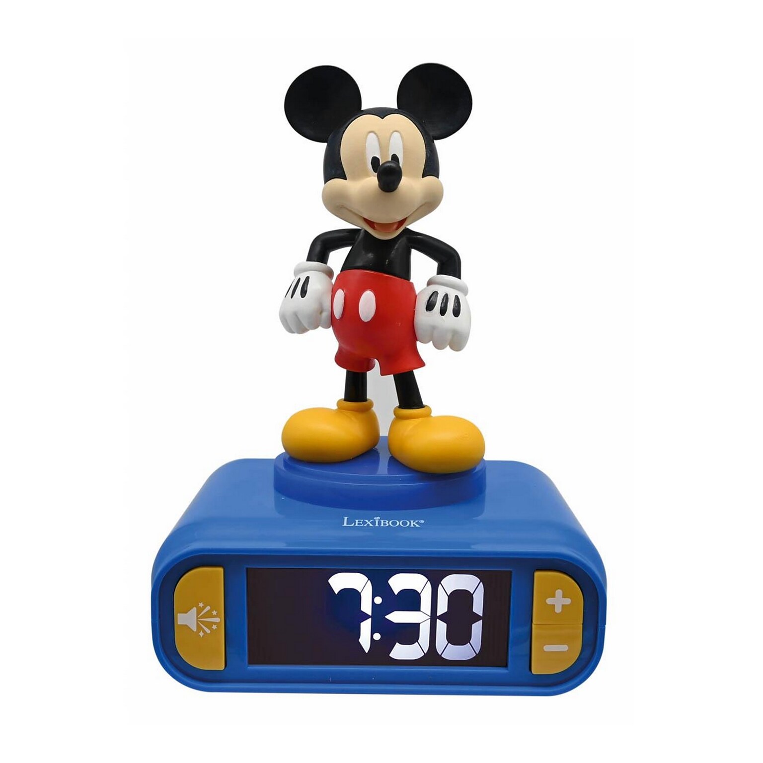 Lexibook Mickey Digital Alarm Clock with 3D Night Light (RL800MCH)