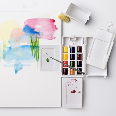Winsor & Newton Professional Watercolors Field Pocket Set, 14 Pieces/Pack (WNX0190685)