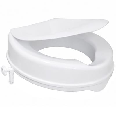 HealthSmart Universal Raised Toilet Seat, 4H, 300 Lb. Capacity (522-1510-1900)
