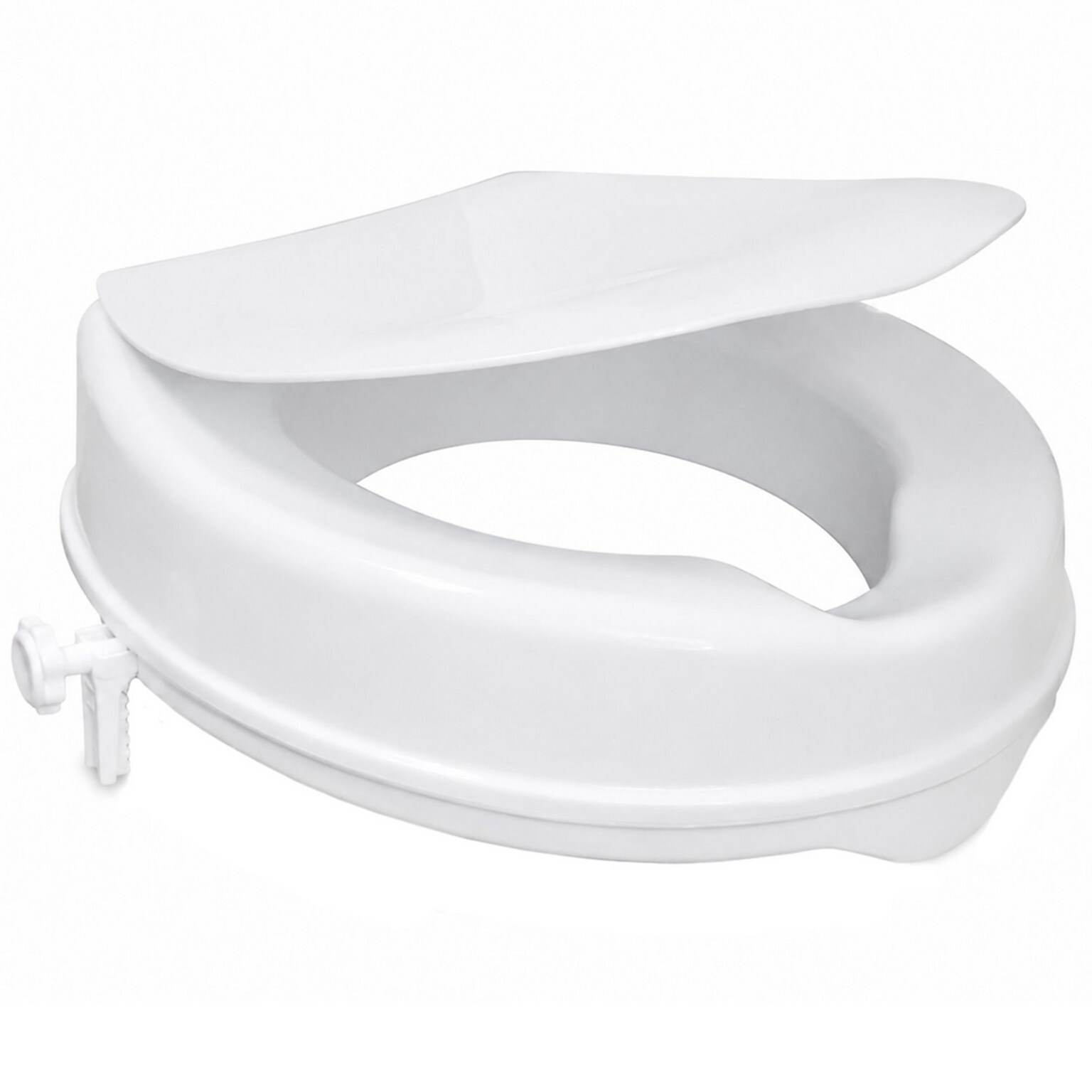 HealthSmart Universal Raised Toilet Seat, 4H, 300 Lb. Capacity (522-1510-1900)