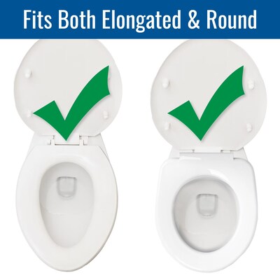 HealthSmart Universal Raised Toilet Seat, 4"H, 300 Lb. Capacity (522-1510-1900)