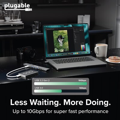 Plugable USB-C 10-in-1 Hub with 8K HDMI & up to 140W Pass-Through Charging (USBC-10IN1E)