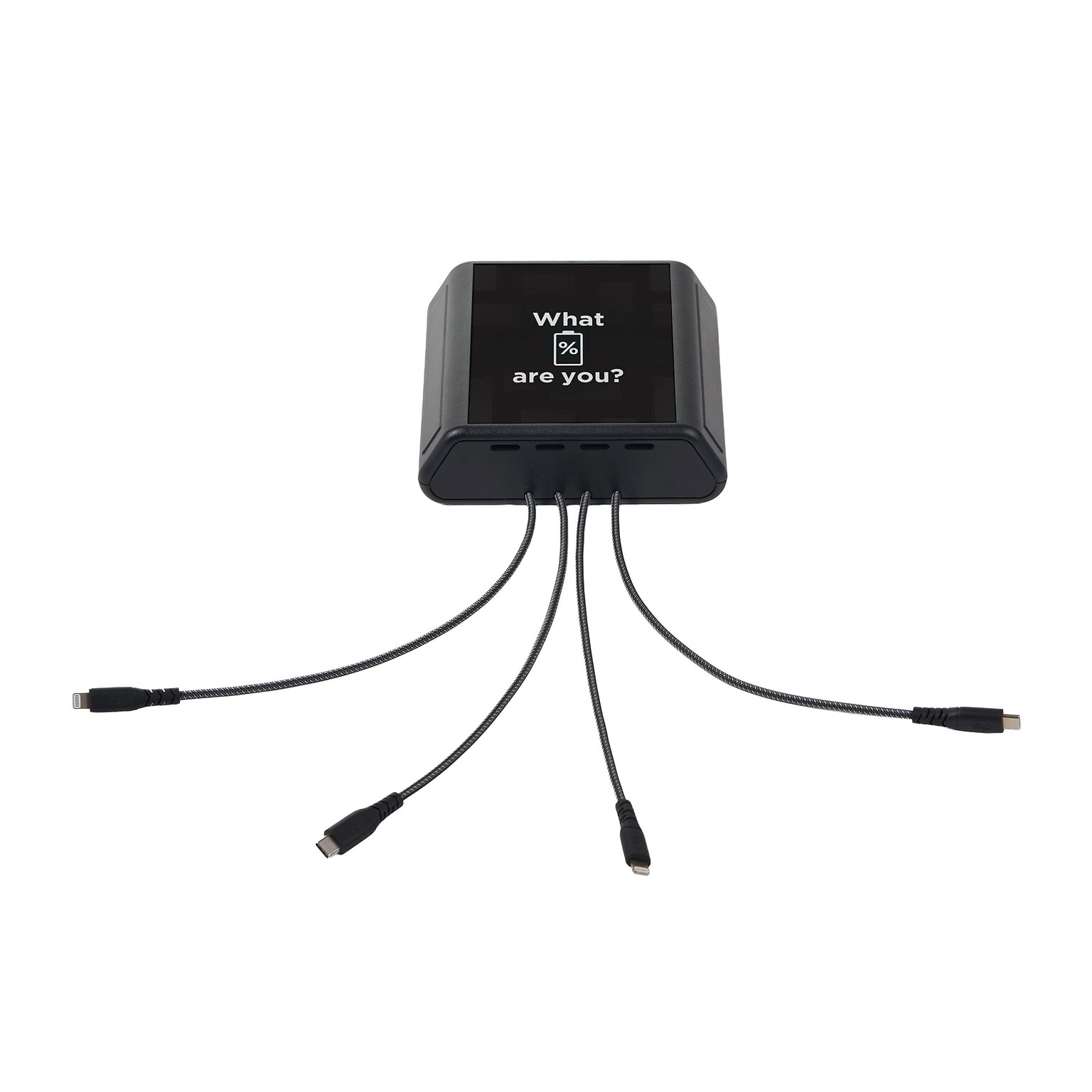 KwikBoost Mini Tabletop Charging Hub, Black (KB94016)