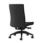 Union & Scale Workplace2.0™ Task Chair Upholstered, Armless, Black Vinyl Synchro Tilt Seat Slide (54200)