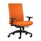 Union & Scale Workplace2.0™ Task Chair Upholstered 2D, Adjustable Arms, Apricot Fabric, Synchro Tilt