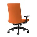 Union & Scale Workplace2.0™ Task Chair Upholstered 2D, Adjustable Arms, Apricot Fabric, Synchro Tilt