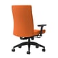 Union & Scale Workplace2.0™ Task Chair Upholstered 2D, Adjustable Arms, Apricot Fabric, Synchro Tilt (54138)