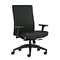 Union & Scale Workplace2.0™ Task Chair Upholstered 2D, Adjustable Arms, Black Vinyl Synchro Tilt (54