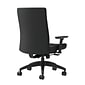 Union & Scale Workplace2.0™ Task Chair Upholstered 2D, Adjustable Arms, Black Vinyl Synchro Tilt (54145)