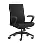 Union & Scale Workplace2.0™ Task Chair Upholstered, Fixed Arms, Black Fabric, Synchro Tilt (54154)