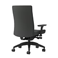 Union & Scale Workplace2.0™ Task Chair Upholstered 2D, Adjustable Arms, Iron Ore Fabric, Synchro Til