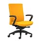 Union & Scale Workplace2.0™ Task Chair Upholstered, Fixed Arms, Goldenrod Fabric, Synchro Tilt Seat Slide (54185)