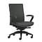 Union & Scale Workplace2.0™ Task Chair Upholstered, Fixed Arms, Iron Ore Fabric, Synchro Tilt Seat S