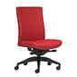 Union & Scale Workplace2.0™ Task Chair Upholstered, Armless, Cherry Fabric, Synchro Tilt Seat Slide (54194)