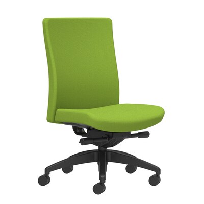 Union & Scale Workplace2.0™ Task Chair Upholstered, Armless, Pear Fabric, Synchro Tilt Seat Slide (54197)