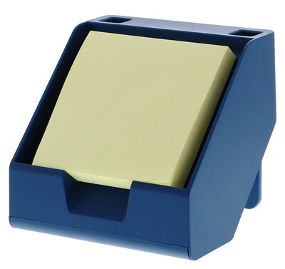 Bostitch Konnect Plastic Sticky Note or Card Holder, Blue (KT-CARD-BLUE)