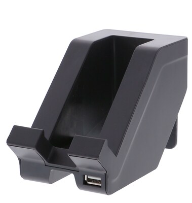Bostitch Konnect™ Plastic Phone Dock with USB Port, 3 W, Black (KT-PHONE-BLK)