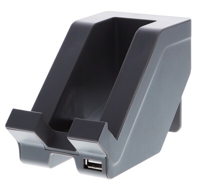 Bostitch Konnect™ Plastic Phone Dock with USB Port, 3 W, Gray (KT-PHONE-GRAY)