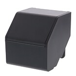 Bostitch Konnect™ Plastic Short Storage Bin, Removable Lid & Dividers, 3.4 W, Black (KT-CUP-BLK)