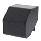 Bostitch Konnect™ Plastic Short Storage Bin, Removable Lid & Dividers, 3.4" W, Black (KT-CUP-BLK)