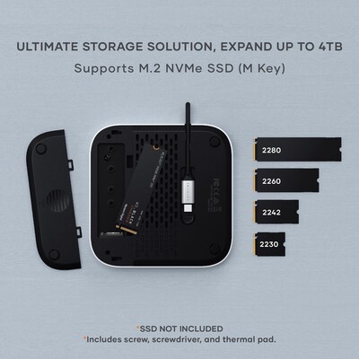 Mac Mini M4 Stand & Hub with SSD Enclosure
