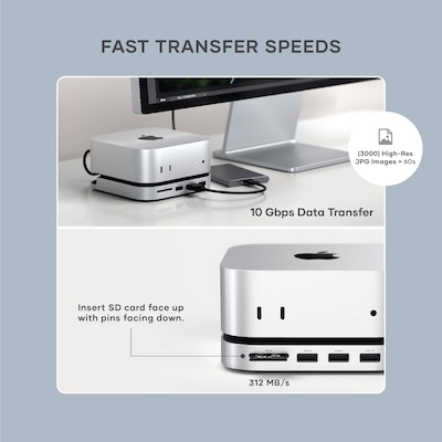 Mac Mini M4 Stand & Hub with SSD Enclosure