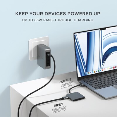 4-Port USB-C Hub with PD