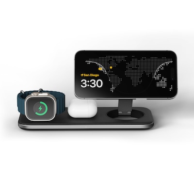 Qi2 Trio Wireless Charging Pad - with Type A,C,G plugs