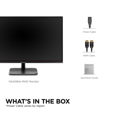 ViewSonic 24" 120Hz IPS Monitor, Black (VA2456A-MHD)