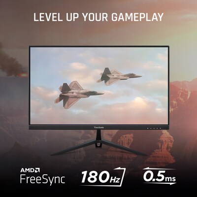ViewSonic 24 180Hz FreeSync Gaming Monitor, Black (VX2428A)