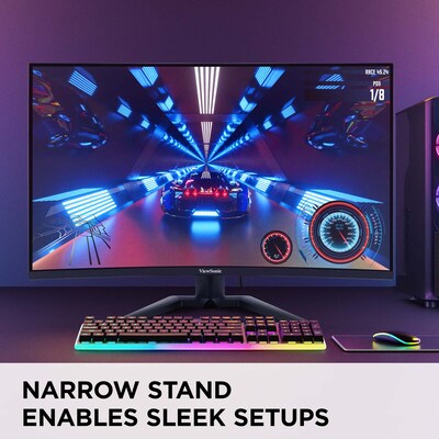 ViewSonic 32" Curved QHD 180Hz FreeSync Gaming Monitor, Black (VX3228C-2K)