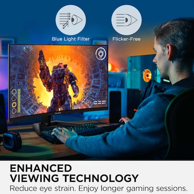 ViewSonic 32" Curved QHD 180Hz FreeSync Gaming Monitor, Black (VX3228C-2K)