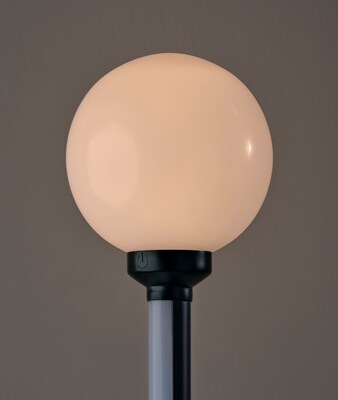 Simplee Adesso Astra LED RGB Color Changing Floor Lamp, 58.5"H, Black with Plastic Shade (SL0371-01)