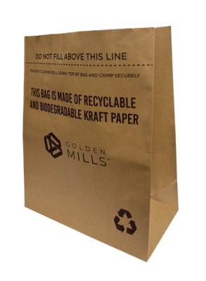 Golden Mills 10 Gallon Soiled Linen Trash Bag, High-Density, Brown, 200 Total Bags (KITSTP181-FL)