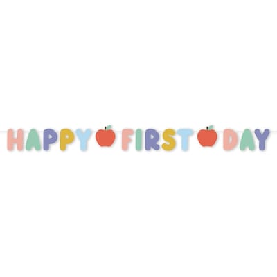 Party City Happy First Day Banner (AM50050362-PC)