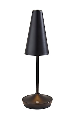 Adesso Flynn 14.25H LED Table Lamp, Black (3194-01)