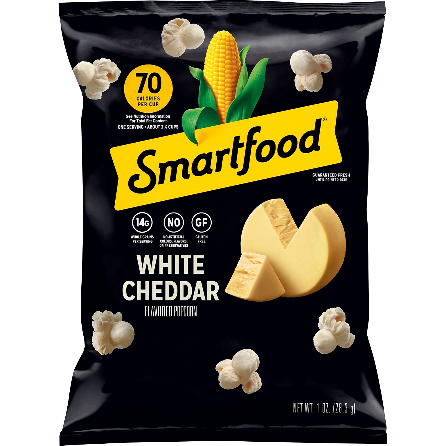 Smartfood White Cheddar Popcorn, 1 oz., 64 Bags/Carton (44439)