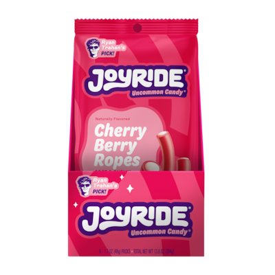 JOYRIDE Cherry Berry Ropes, 1.7 oz., 8/Box (0100327)