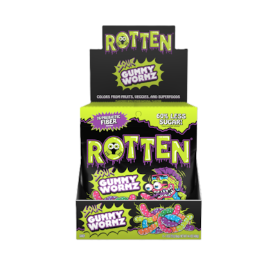 Rotten Sour Worms, 1.8oz., 8/Box (10102012)