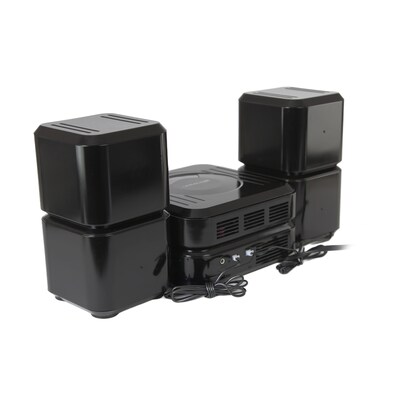 Emerson ES-4001 Bluetooth Micro Music System with MP3, CD Player, FM Clock, AUX Input, LED Display, Compact Design