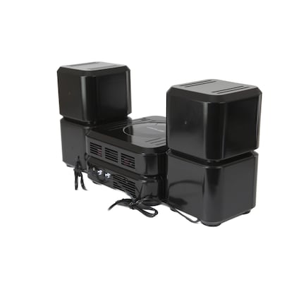 Emerson ES-4001 Bluetooth Micro Music System with MP3, CD Player, FM Clock, AUX Input, LED Display, Compact Design