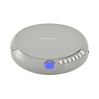 Emerson Portable Bluetooth 5.3 AudioStream CD Player with FM Radio, Gray (EPCD-2003-GY)