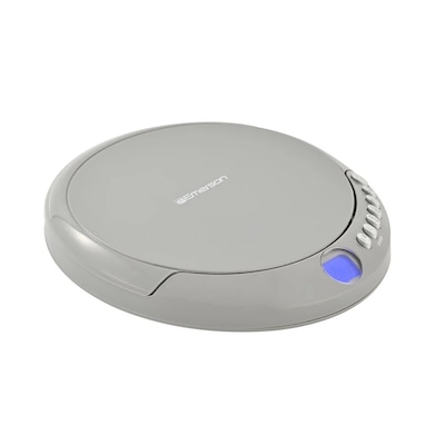 Emerson Portable Bluetooth 5.3 AudioStream CD Player with FM Radio, Gray (EPCD-2003-GY)