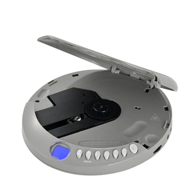 Emerson Portable Bluetooth 5.3 AudioStream CD Player with FM Radio, Gray (EPCD-2003-GY)