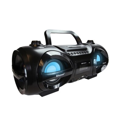 Emerson EPB-3005 Retro Portable Bluetooth Boombox, Black