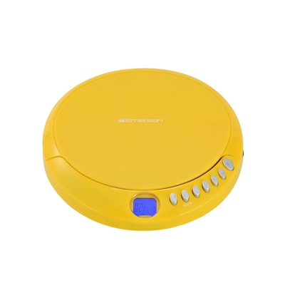 Emerson Portable Bluetooth 5.3 AudioStream CD Player with FM Radio, Yellow (EPCD-2003-YL)