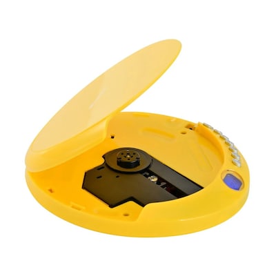 Emerson Portable Bluetooth 5.3 AudioStream CD Player with FM Radio, Yellow (EPCD-2003-YL)