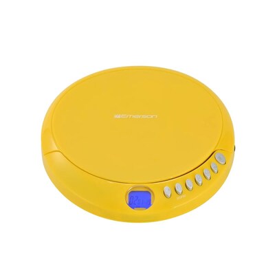 Emerson Portable Bluetooth 5.3 AudioStream CD Player with FM Radio, Yellow (EPCD-2003-YL)