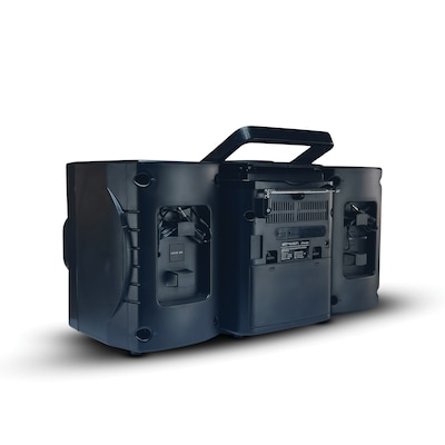 Emerson EPB-4000 Portable CD Player Boombox with Cassette Player, Black